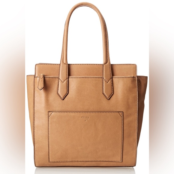 Fossil Knox Tote Shoulder Bag in Beige - Picture 1 of 9